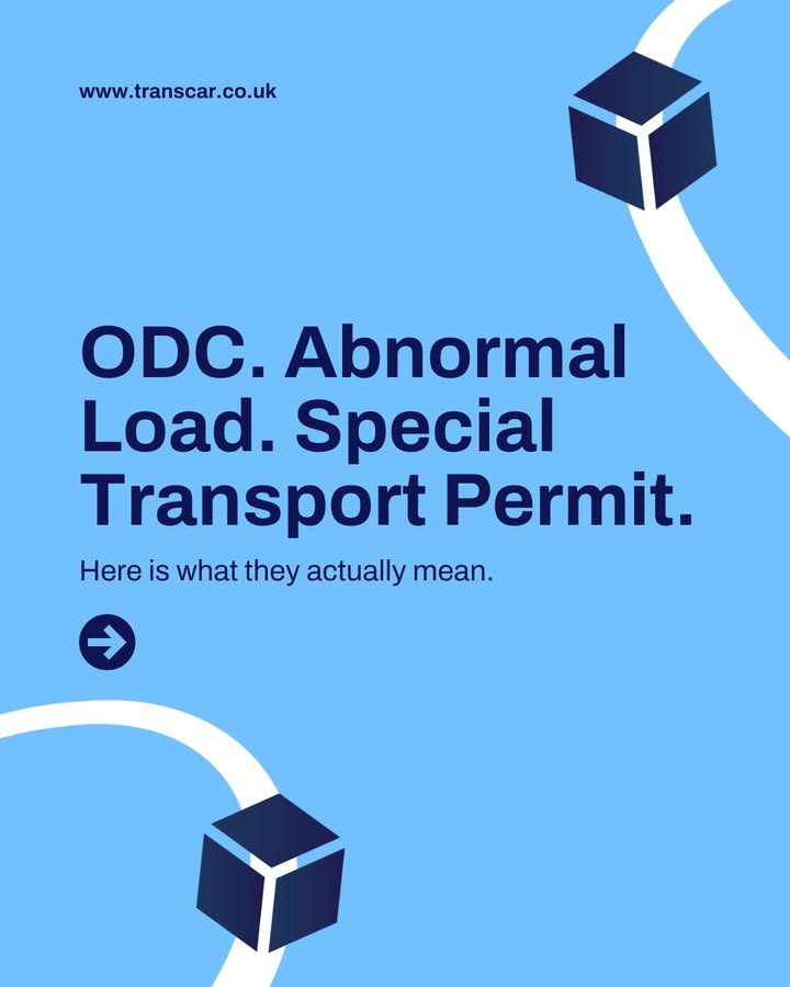 ODC, abnormal load, special transport permit.