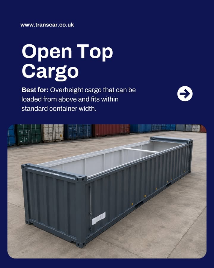 Flat rack, open top, or platform container. — image 2