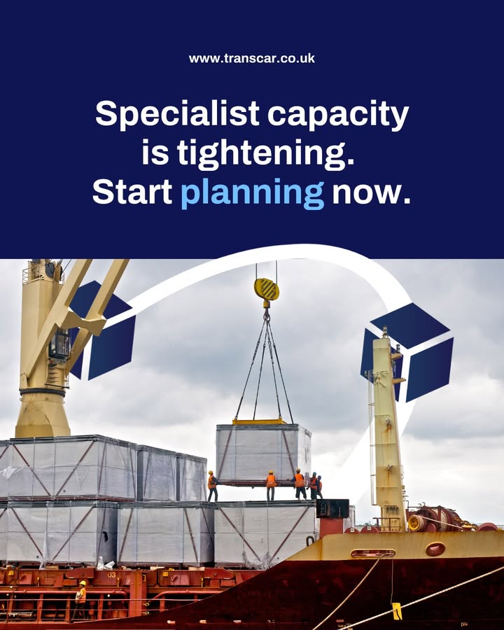 The project cargo market is growing. The window to secure specialist capacity is narrowing.