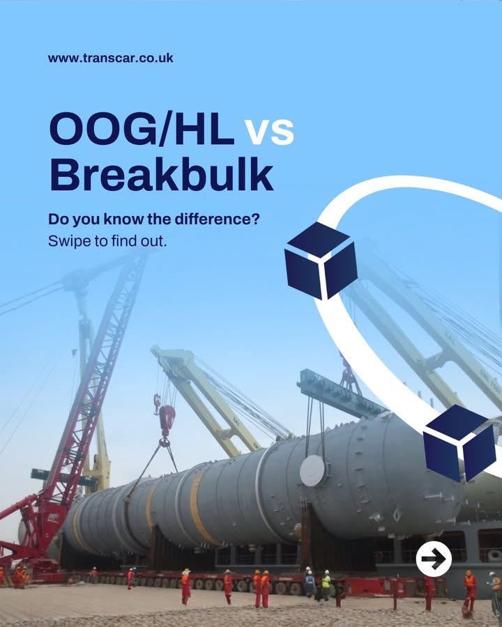OOG/HL and breakbulk are not always the same thing.