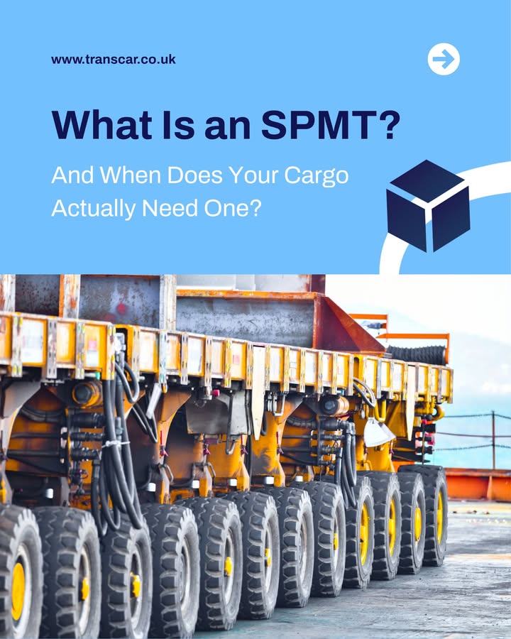 An SPMT carries what no conventional trailer can.