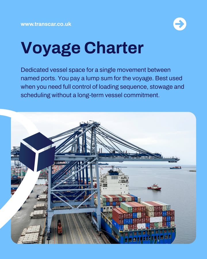 When a scheduled service is not enough, chartering a vessel is the answer. — image 2