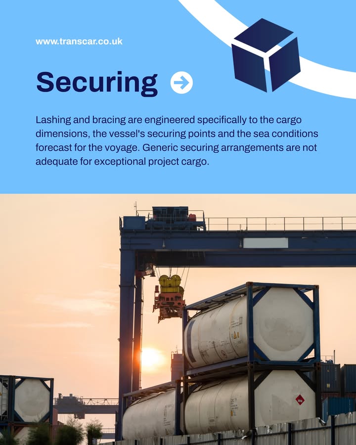 Load. Stow. Secure. Discharge. Four operations. Each one a discipline in its own right. — image 4