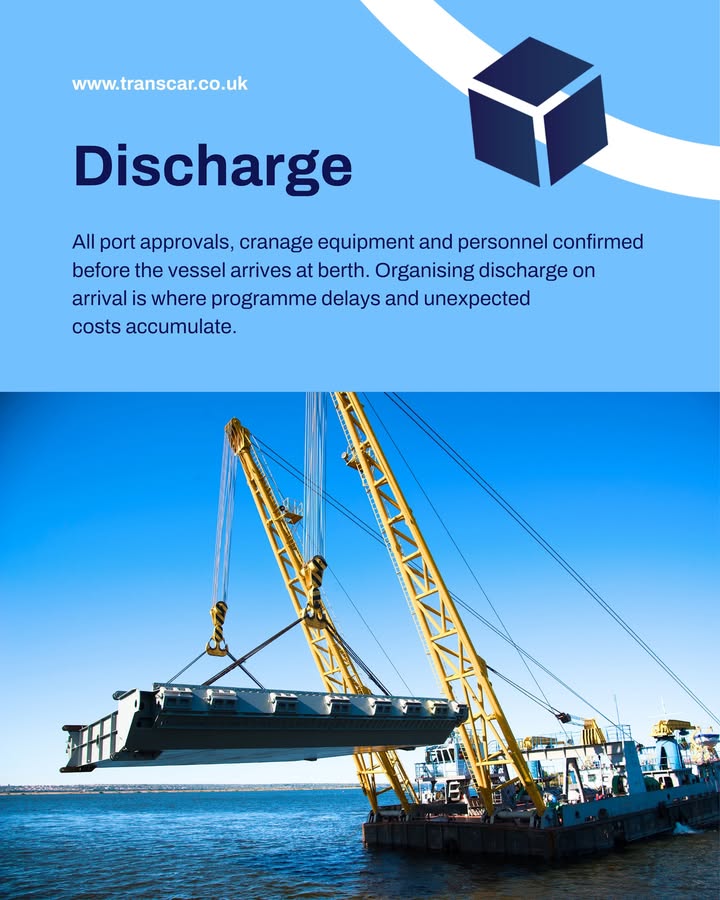 Load. Stow. Secure. Discharge. Four operations. Each one a discipline in its own right. — image 5