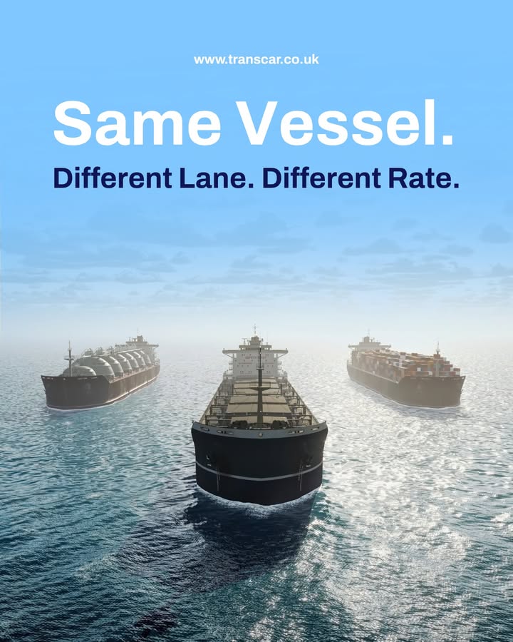 Vessel rates are not moving the same way everywhere right now.