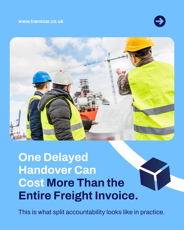 A single delayed handover between vendors can cost more than the entire freight invoice.