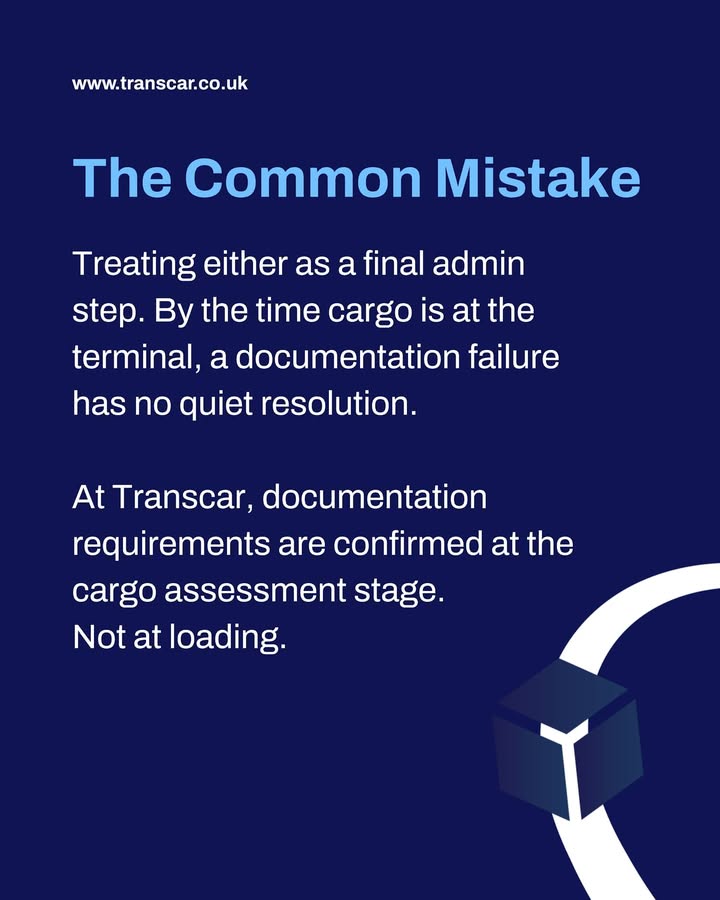 Every project cargo shipment that contains hazardous materials requires two separate documents. — image 4
