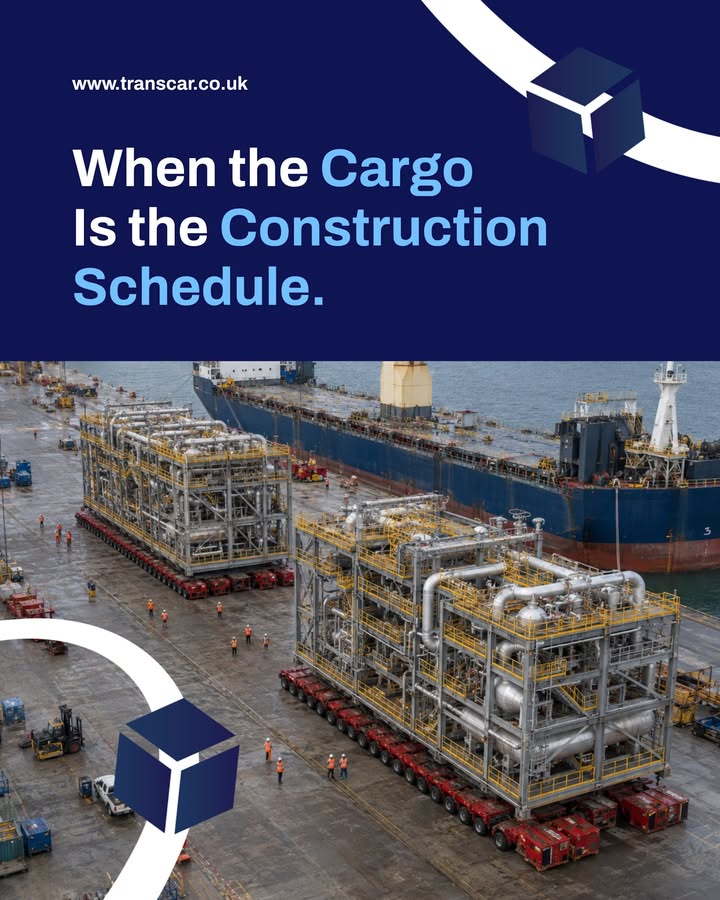 When a plant is modularised, the logistics does not serve the construction schedule.